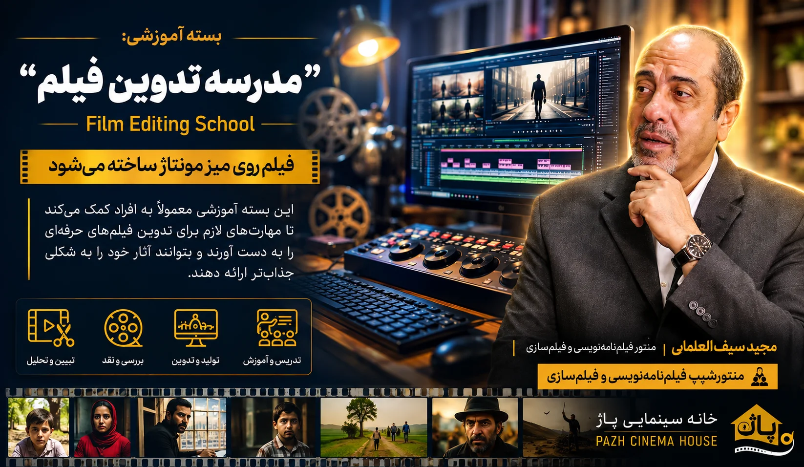 مدرسه تدوین فیلم